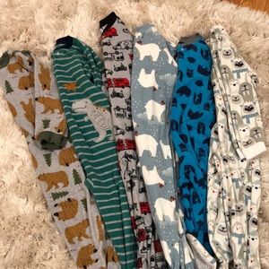 Toddler boy footed pj